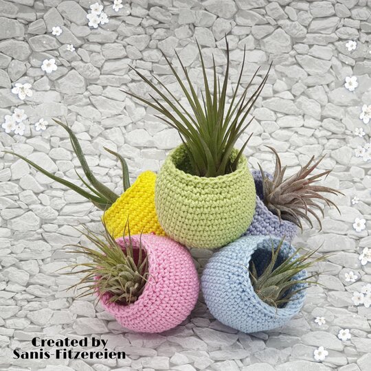 Häkelanleitung Kleine Töpfchen 2.0