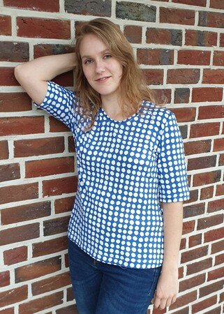 Maja – Figurbetontes Jersey-Shirt Damen, 4 Ärmellängen, BU 80-116, A4+A0