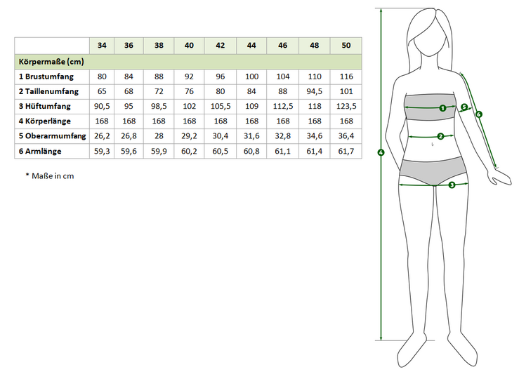 Maja Women’s Jersey Shirt – Basic Tee with 4 Sleeves EU 34–50 / US 4–20