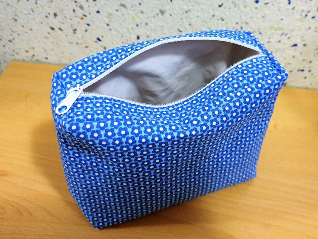 Utensilo mit Reißverschluss Schnittmuster E-Book 14x12x5 cm, leicht für Anf - Bild 4