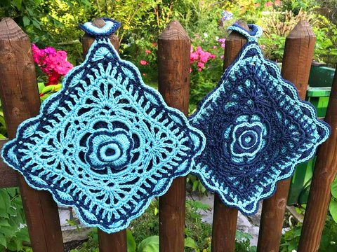 Topflappen  "Dalida"