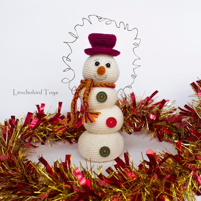 Amigurumi pattern for Christmas snowman 4 lumps - Image 6