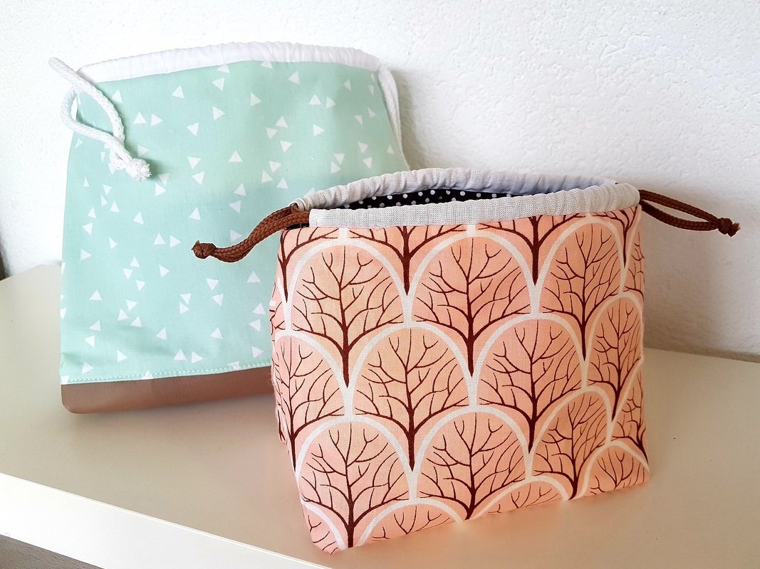 DIY Nähanleitung Kinchakubeutel in 2 Größen