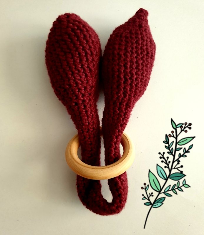 Knit-King´s Hasenohren Rassel - Bild 2