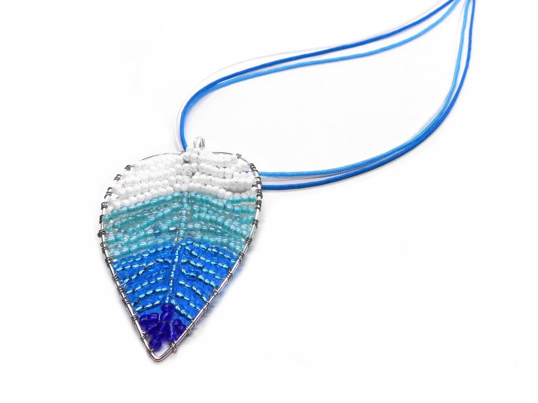 Ketten-Anhänger Traumfänger-Feder