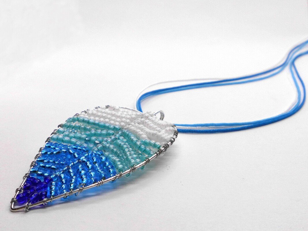 Ketten-Anhänger Traumfänger-Feder