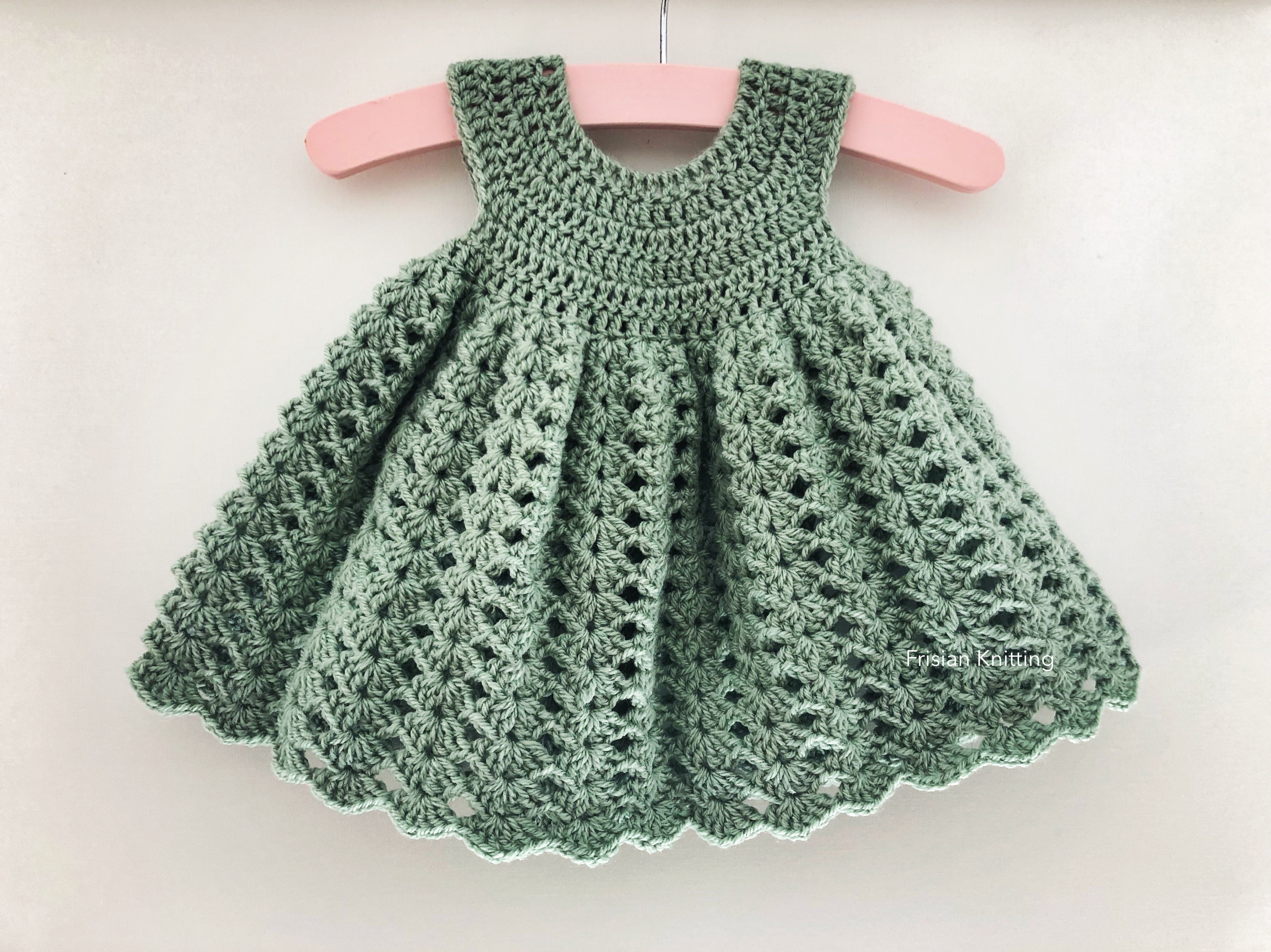 white christmas dresses PATTERN: Crochet Dress for Kids main image 0