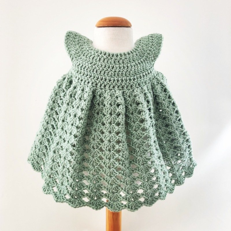 Crochet pattern baby dress Madeline - Image 3