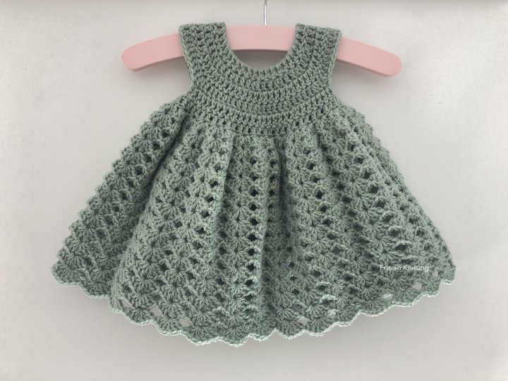 Häkelanleitung Babykleid Madeline
