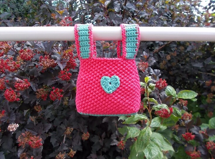 Tasche für Puky, Laufrad oder Dreirad - Häkelanleitung