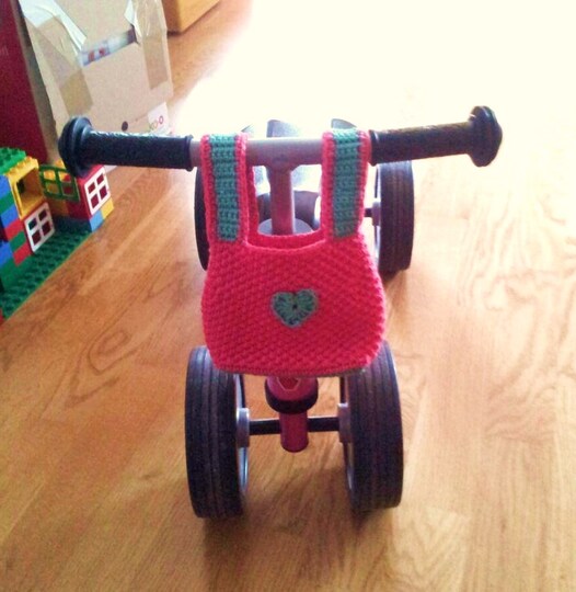 Tasche für Puky, Laufrad oder Dreirad - Häkelanleitung