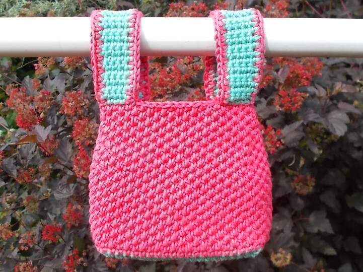 Tasche für Puky, Laufrad oder Dreirad - Häkelanleitung