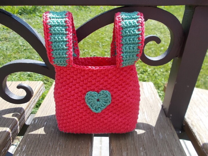 Tasche für Puky, Laufrad oder Dreirad - Häkelanleitung