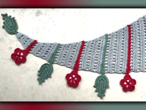 DreieckstuchMuster "Florales"