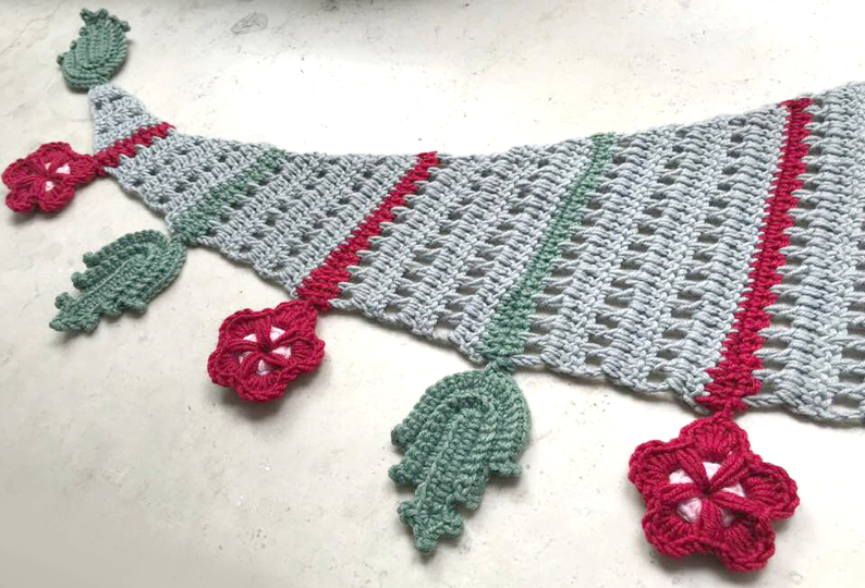 DreieckstuchMuster "Florales"