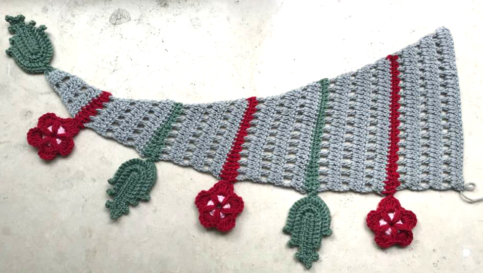 DreieckstuchMuster "Florales"