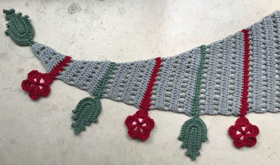 DreieckstuchMuster "Florales"