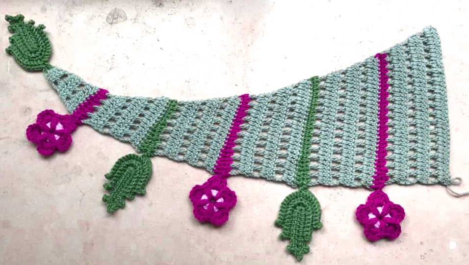 DreieckstuchMuster "Florales"