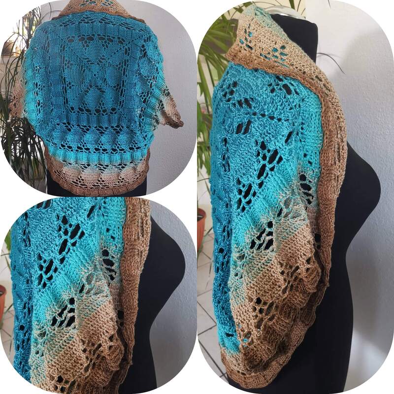 Seelenwärmer Natalia häkeln Bolero Jacke Jäckchen - Bild 4