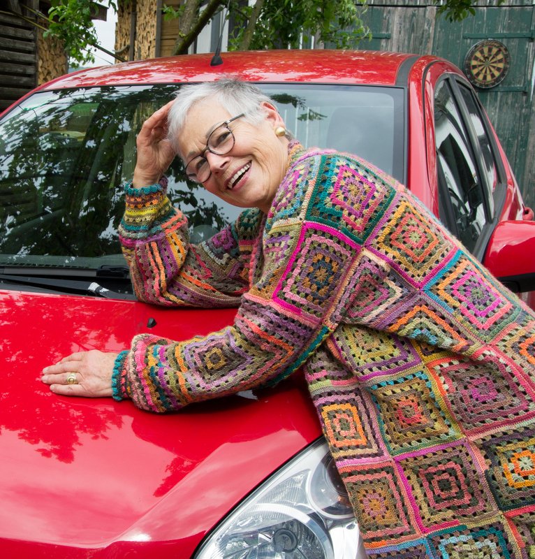 Fashion Cardigan im Patchwork-Look - Bild 3