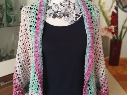 Seelenwärmer „Florentyn“, individuelle Größe, Häkelanleitung