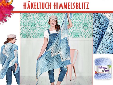 HÄKELTUCH HIMMELSBLITZ