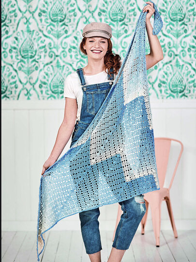 HÄKELTUCH HIMMELSBLITZ