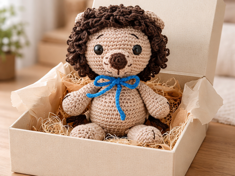 Häkelanleitung Löwe Leo, Amigurumi, Löwe häkeln