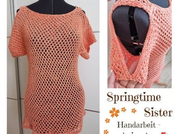 Strickpulli SPRINGTIME-SISTER (Anleitung für alle Größen)