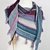 Knitting Pattern Scrap Yarn Shaw PDF No Ends to Weave In Triangular Shawl
