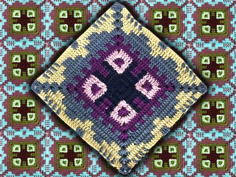 Grannyfliese 5 "Trifolium"