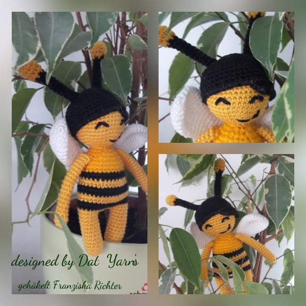 Häkelanleitung Biene Florian/ Baby/ Puppe - Bild 5