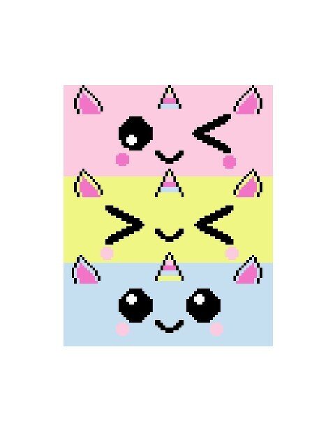 Häkelmuster * 3 liTTle UnicornS * Grafik für Fm Decke