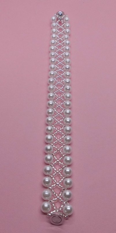 Perlen Choker-Collier Armband Fußkette - elegant und so einfach