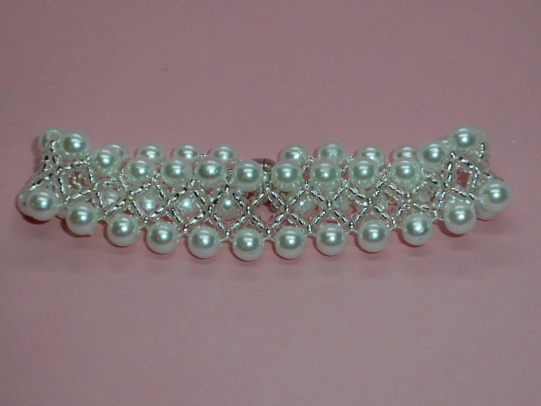 Perlen Choker-Collier Armband Fußkette - elegant und so einfach