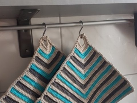 Topflappen ganz easy häkeln!