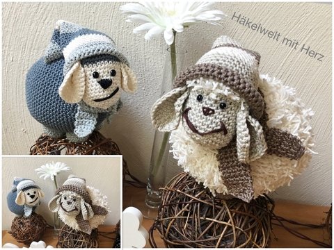 Häkeln / Schafe / Erna + Karl