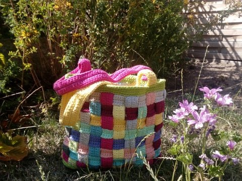 Tasche "colorful boxes"