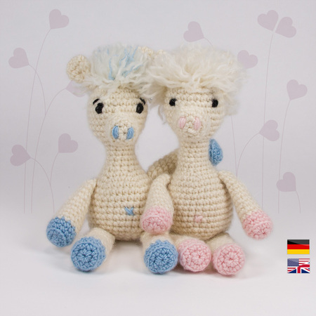 Alpaca 'Alberta' • LuckyTwins • Amigurumi crochet pattern