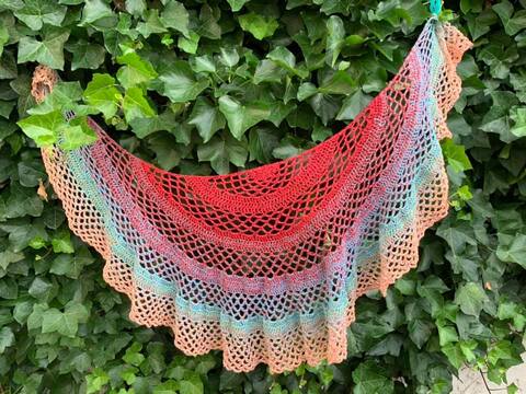 Fairy Mermaid - Wickelrock/ Halbes rundes Tuch