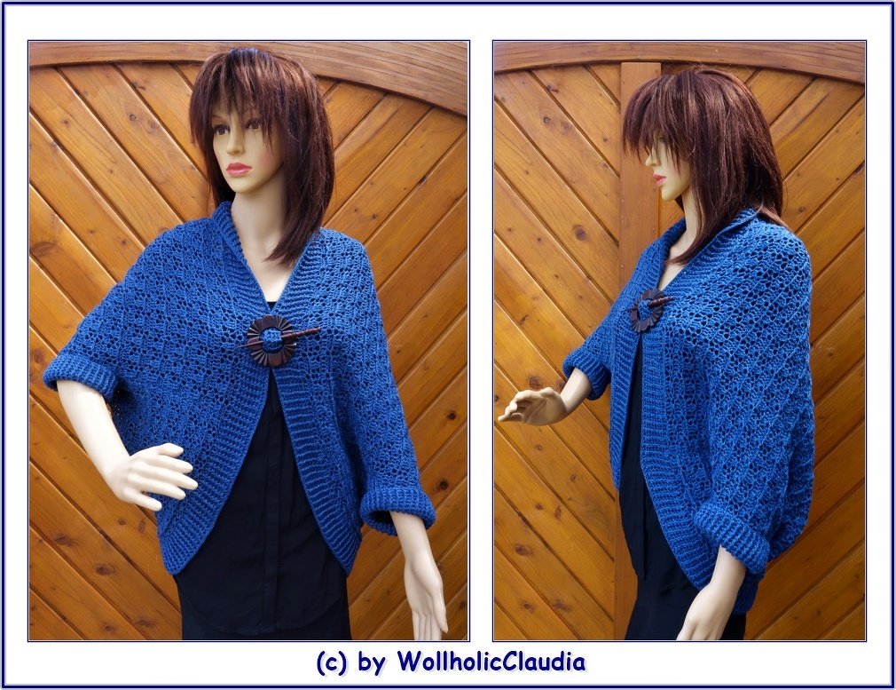 Häkelanleitung Seelenwärmer "Tanja" - Shrug - Alle Größen