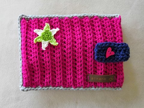 Häkelanleitung *Schutzhülle für E-Reader oder kleines Tablet*