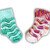 Baby & children's socks with the wave pattern, size: 0 m. to 4 y.