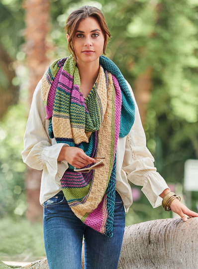 Strickanleitung Dreieckstuch Lora