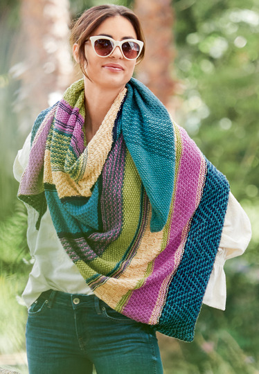 Strickanleitung Dreieckstuch Lora