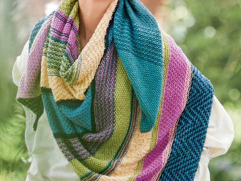 Strickanleitung Dreieckstuch Lora