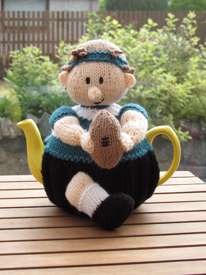 Rugby Player Tea Cosy