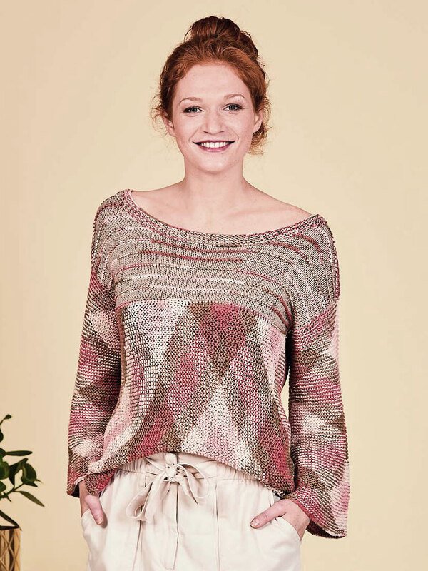 OVERSIZE-PULLI TARTAN & STRIPES - Bild 4