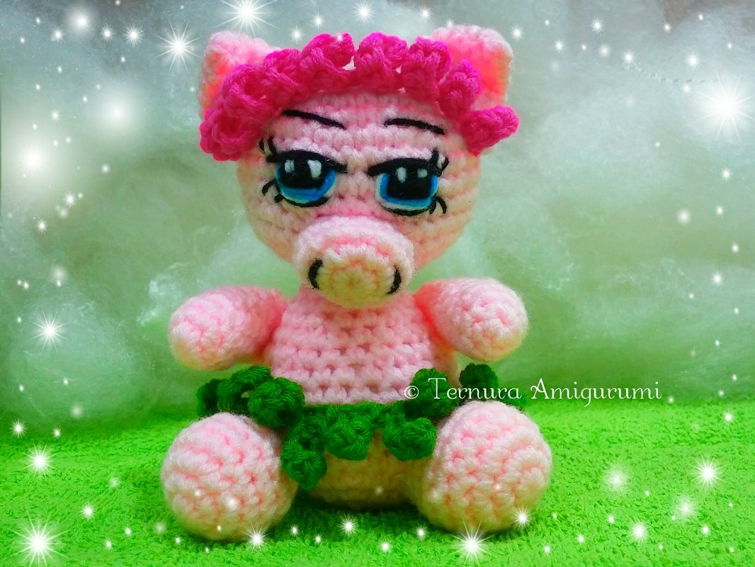 Crochet pattern of Mikka, the sweet pig PDF ternura amigurumi english- deutsch- dutch - Image 2