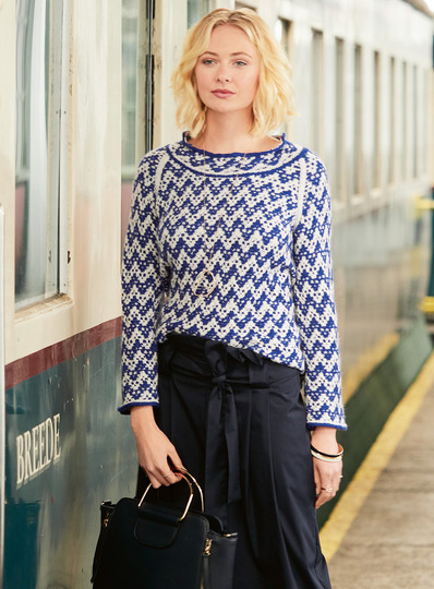 Strickanleitung Pullover Delilah